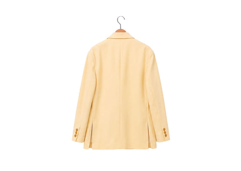 yellow big jacket