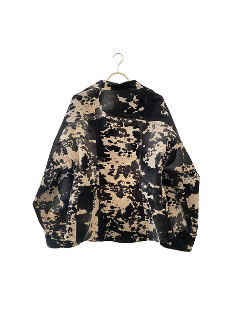 Cow pattern blouson - La siréne