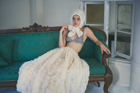 flower volume skirt - La siréne